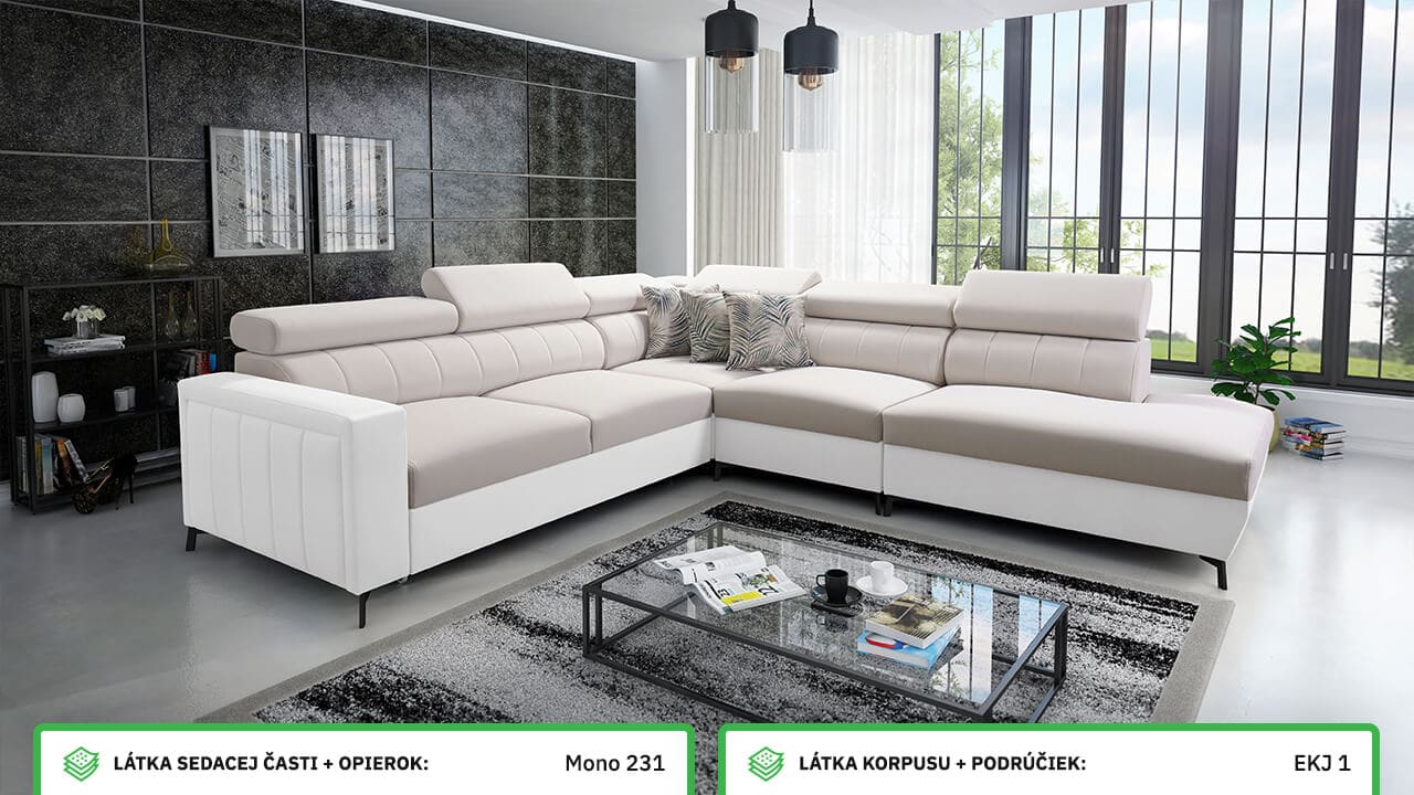 Rohová sedačka Balticco VIII Farebné prevedenie