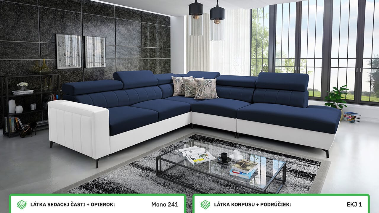 Rohová sedačka Balticco VIII Farebné prevedenie