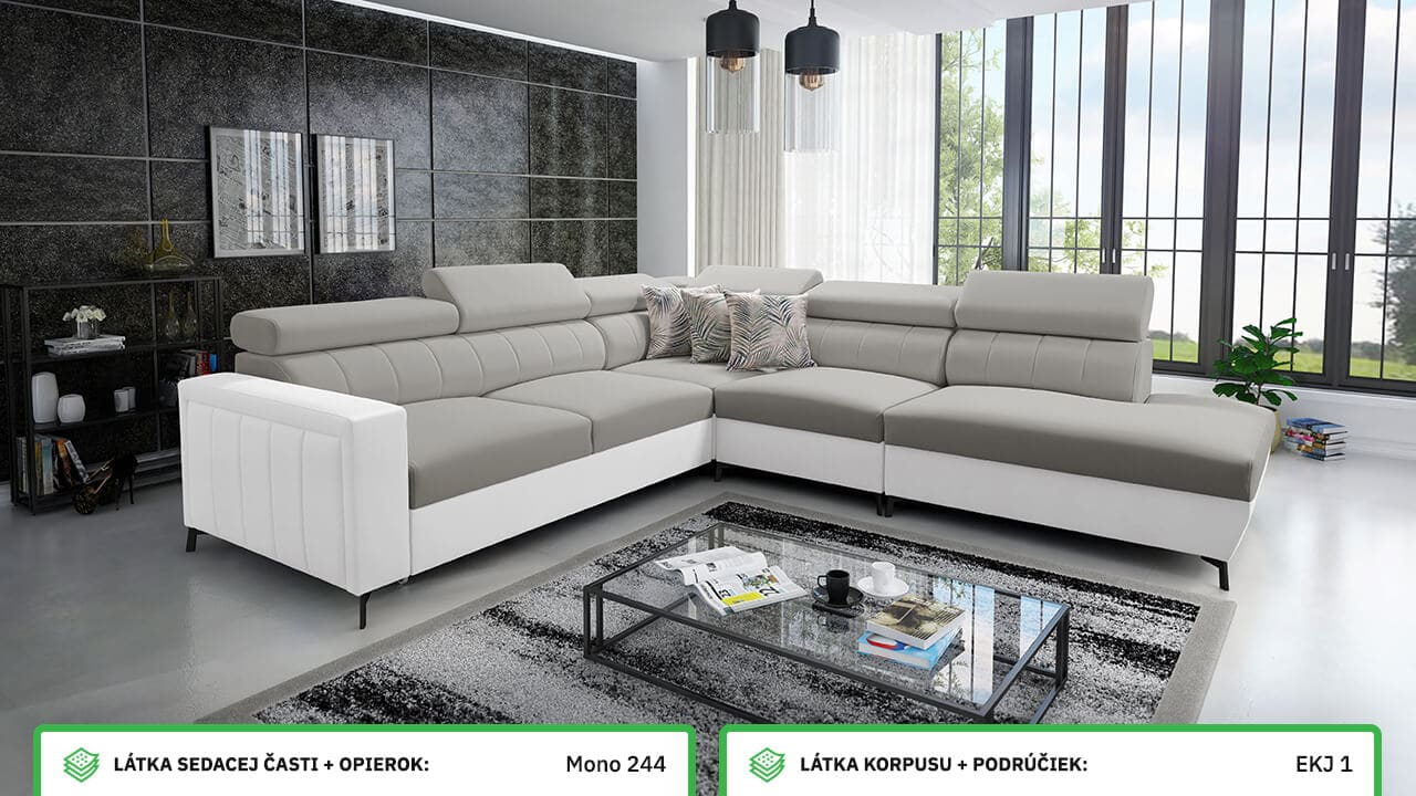 Rohová sedačka Balticco VIII Farebné prevedenie