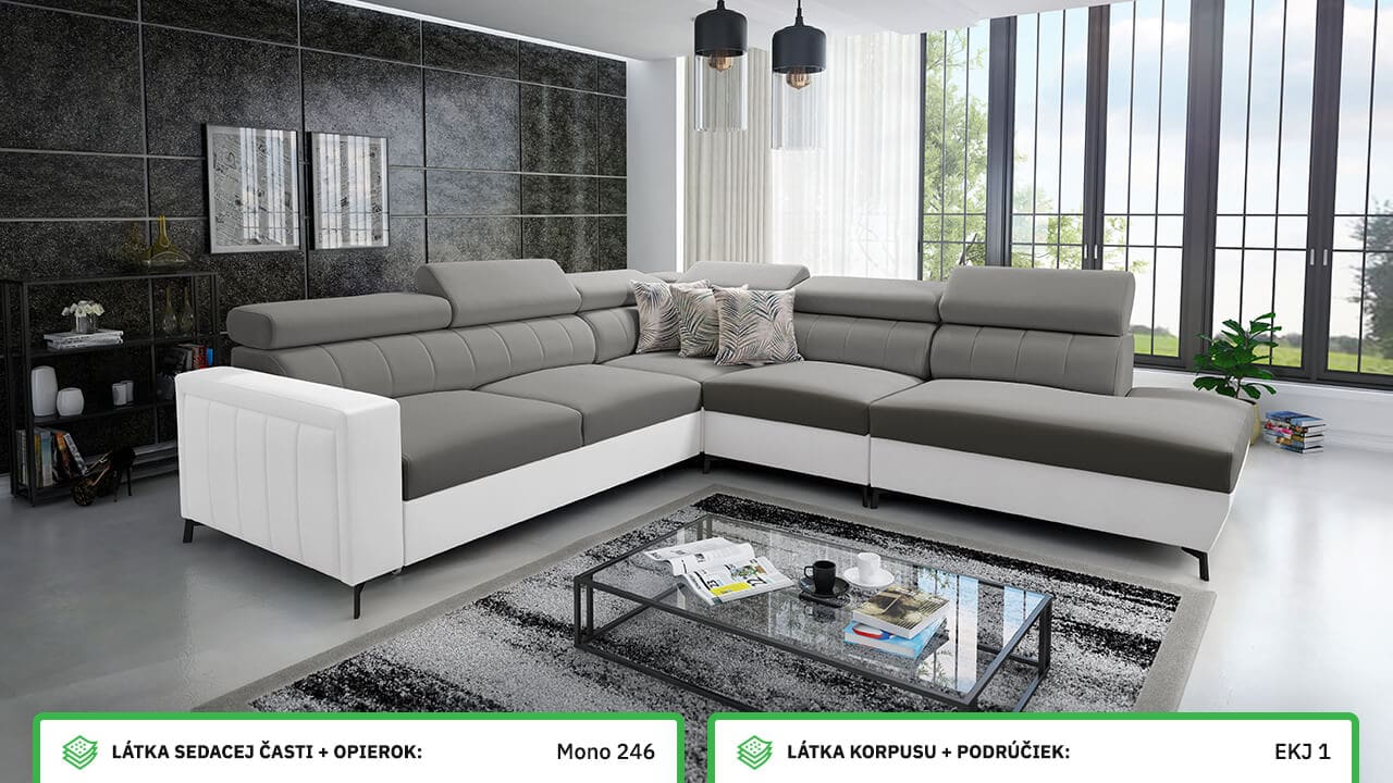 Rohová sedačka Balticco VIII Farebné prevedenie