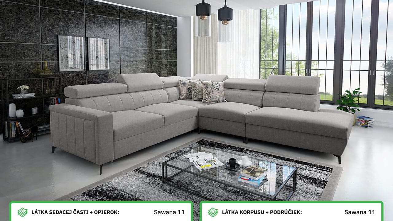 Rohová sedačka Balticco VIII Farebné prevedenie