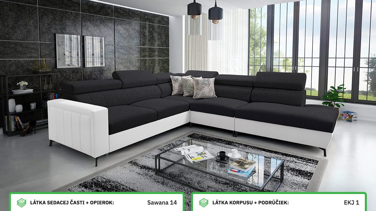 Rohová sedačka Balticco VIII Farebné prevedenie