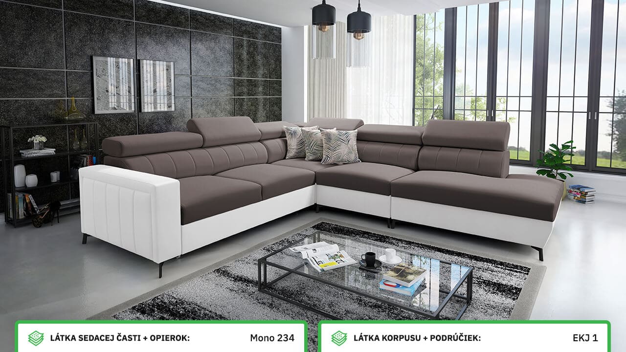 Rohová sedačka Balticco VIII Farebné prevedenie