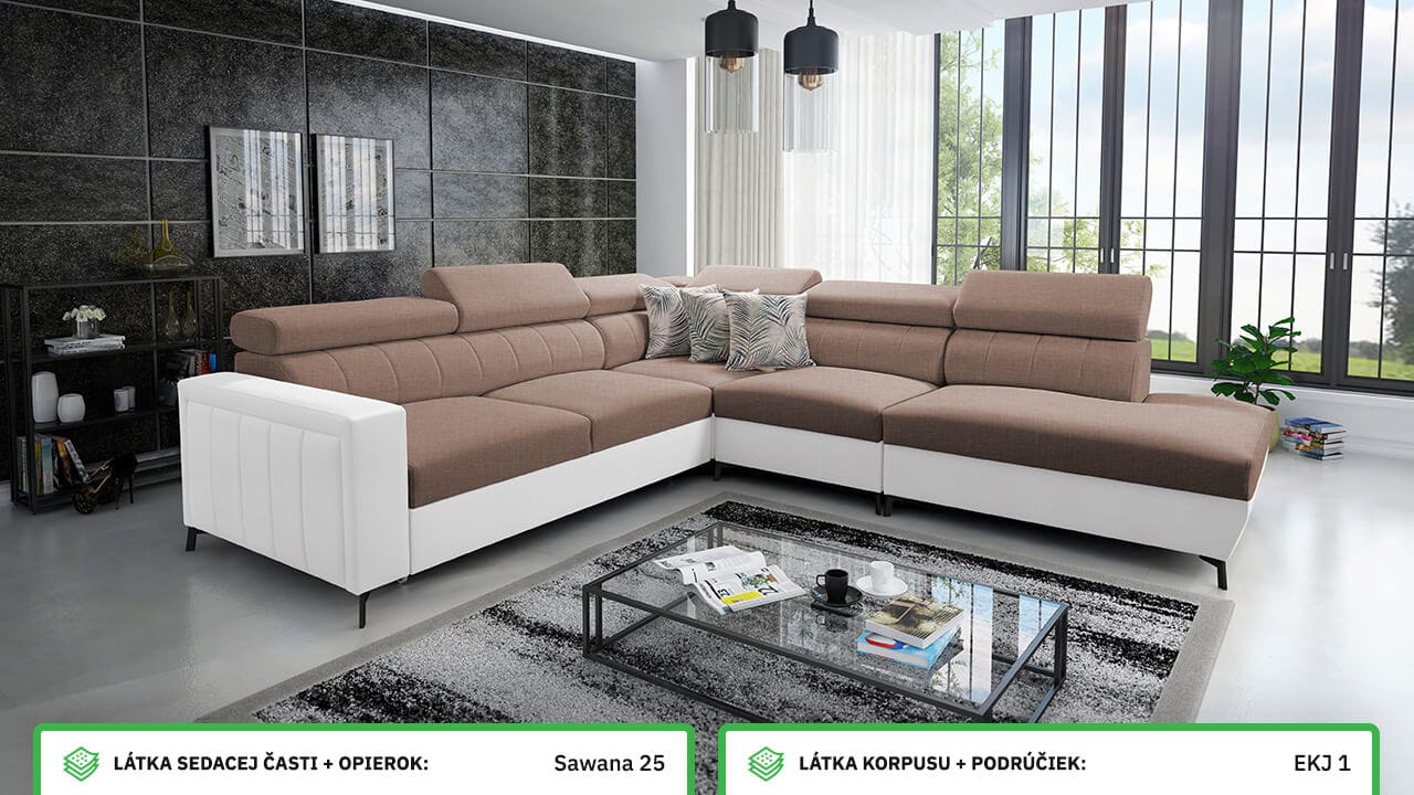 Rohová sedačka Balticco VIII Farebné prevedenie