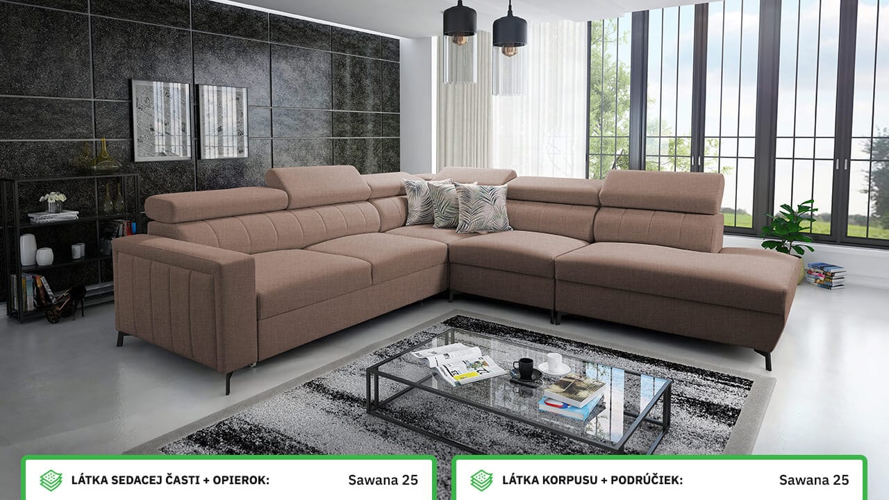 Rohová sedačka Balticco VIII Farebné prevedenie