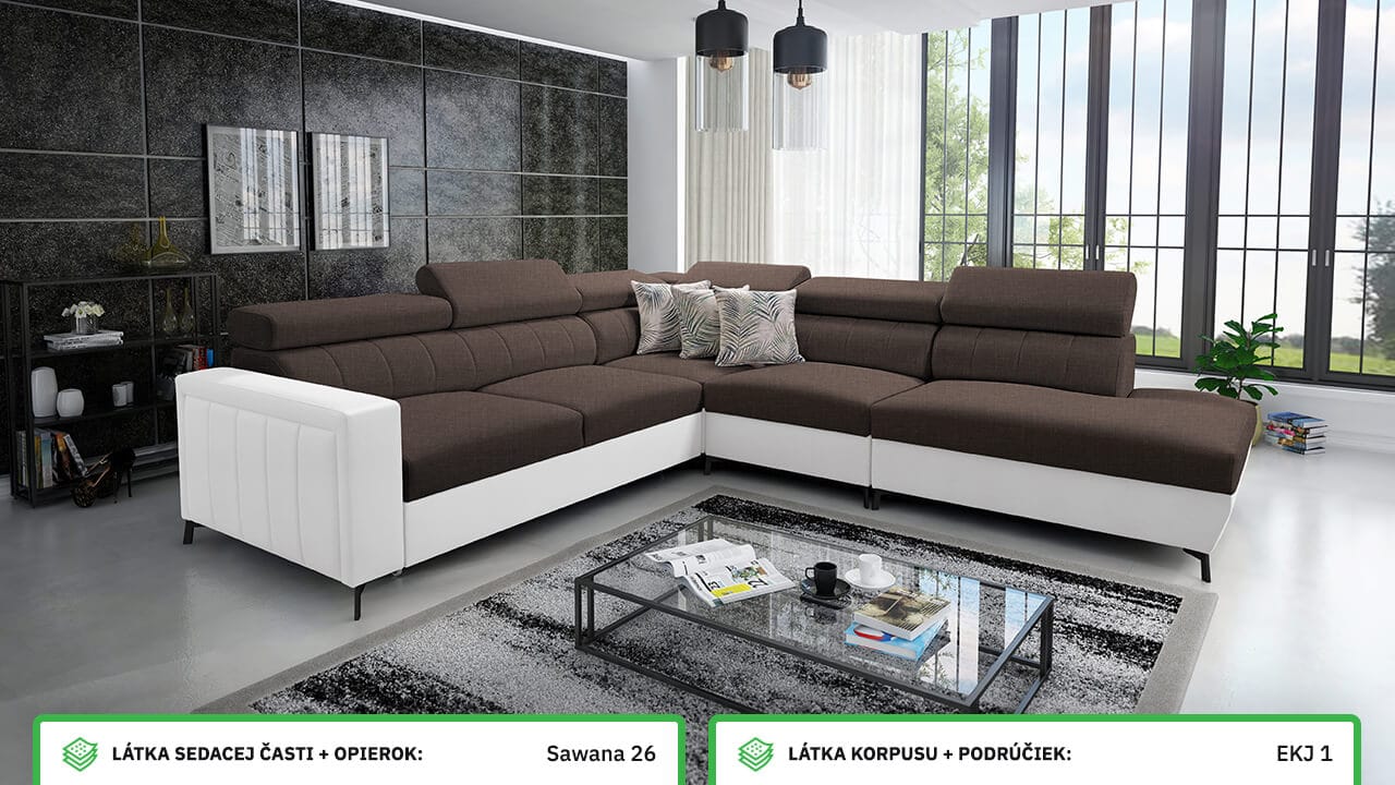 Rohová sedačka Balticco VIII Farebné prevedenie