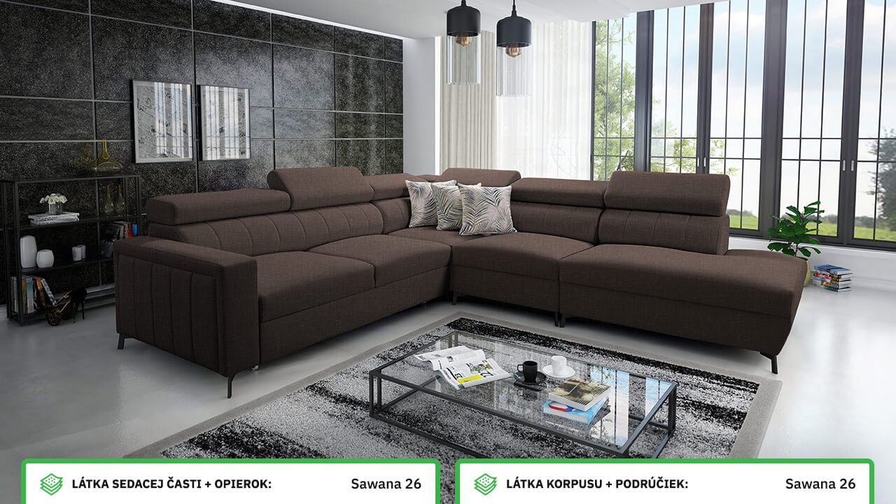 Rohová sedačka Balticco VIII Farebné prevedenie