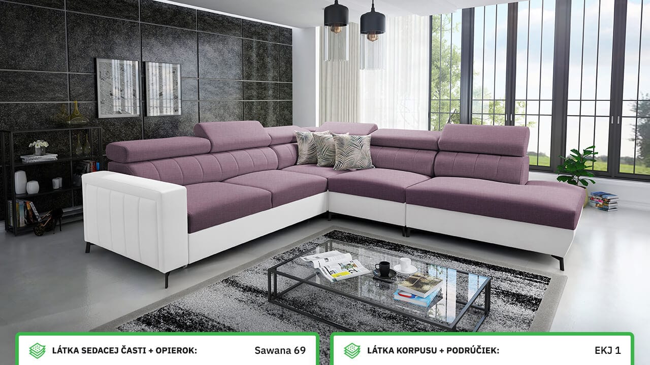 Rohová sedačka Balticco VIII Farebné prevedenie