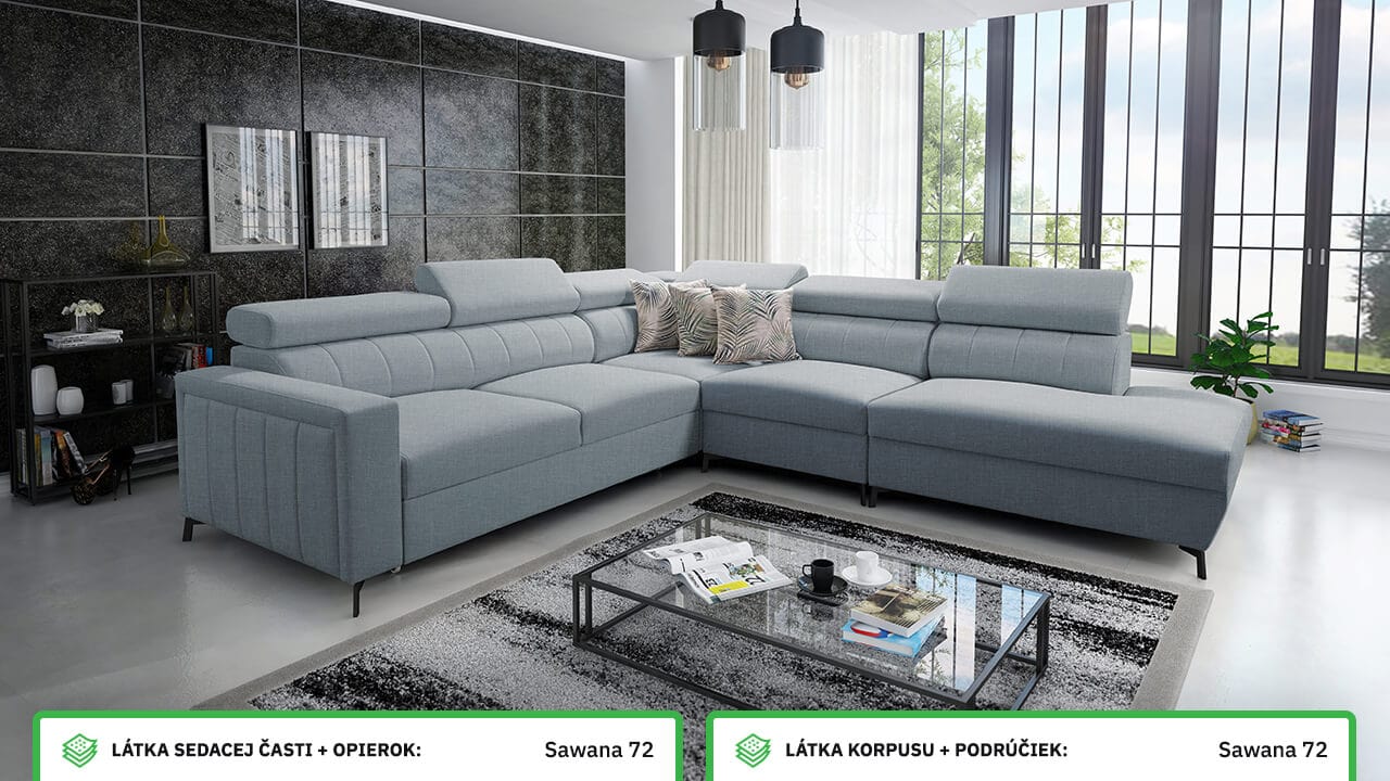 Rohová sedačka Balticco VIII Farebné prevedenie