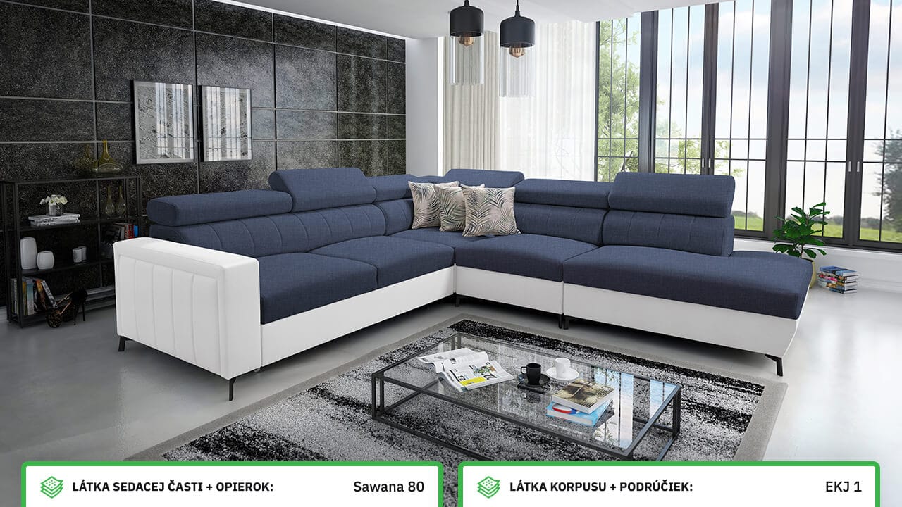 Rohová sedačka Balticco VIII Farebné prevedenie