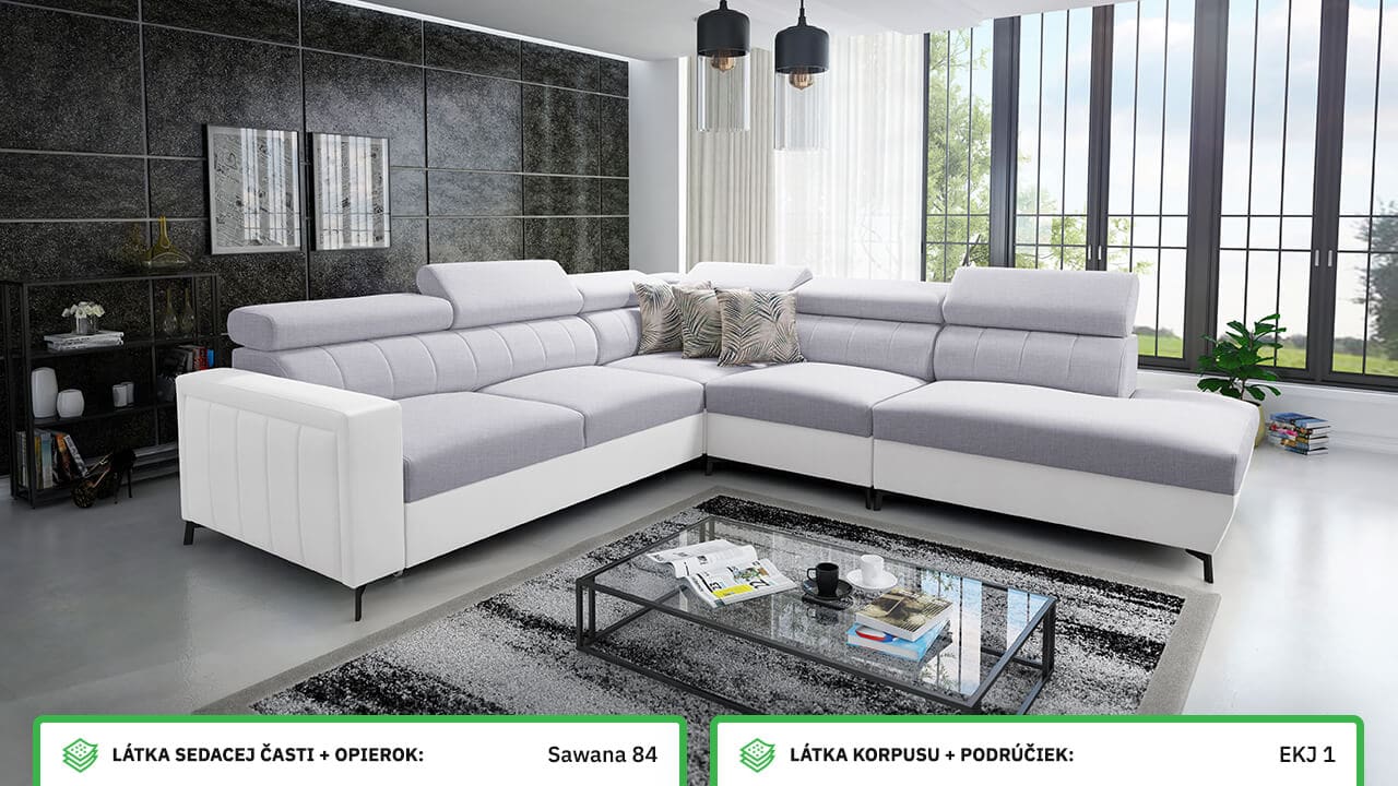 Rohová sedačka Balticco VIII Farebné prevedenie