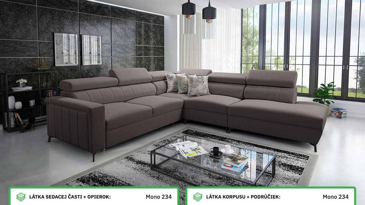 Rohová sedačka Balticco VIII Farebné prevedenie