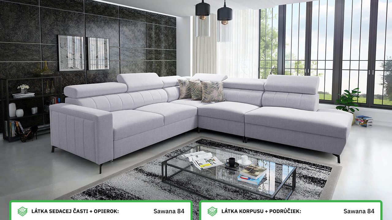 Rohová sedačka Balticco VIII Farebné prevedenie