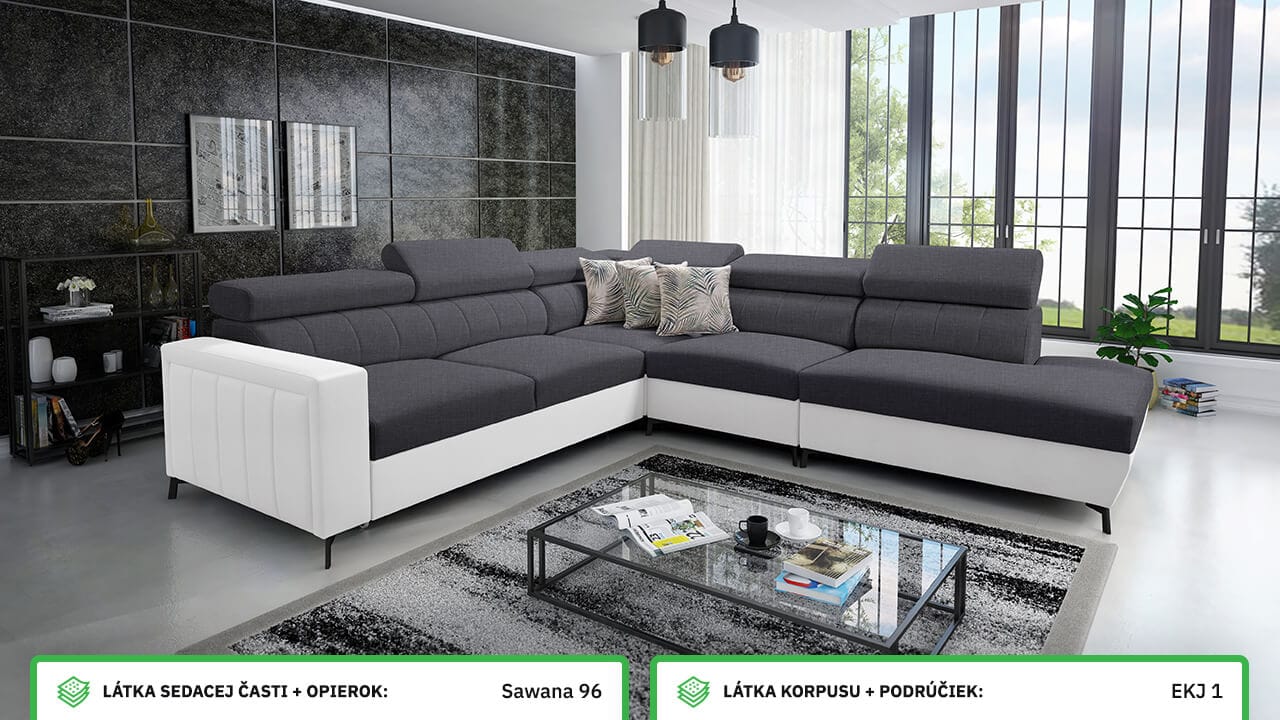 Rohová sedačka Balticco VIII Farebné prevedenie