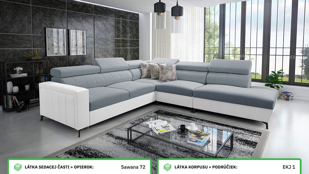 Rohová sedačka Balticco VIII Farebné prevedenie