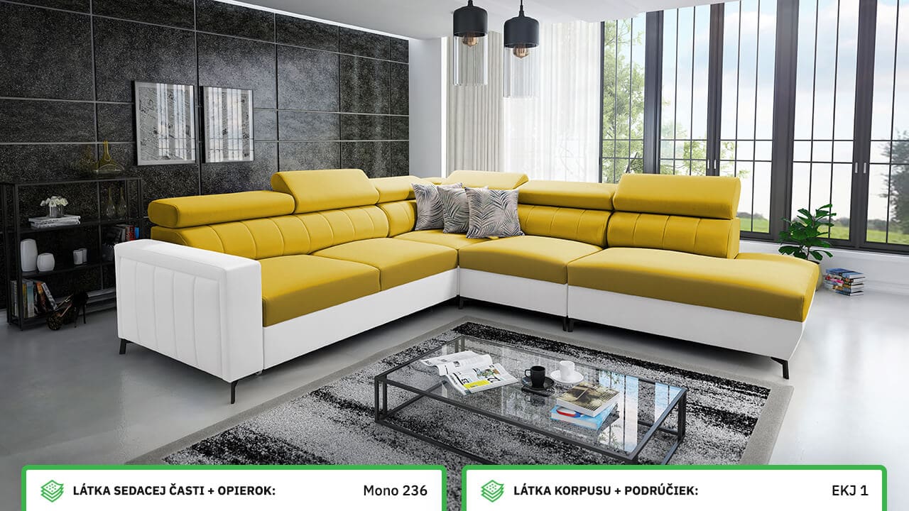 Rohová sedačka Balticco VIII Farebné prevedenie