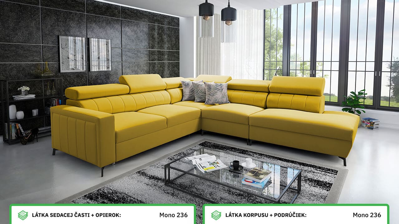 Rohová sedačka Balticco VIII Farebné prevedenie