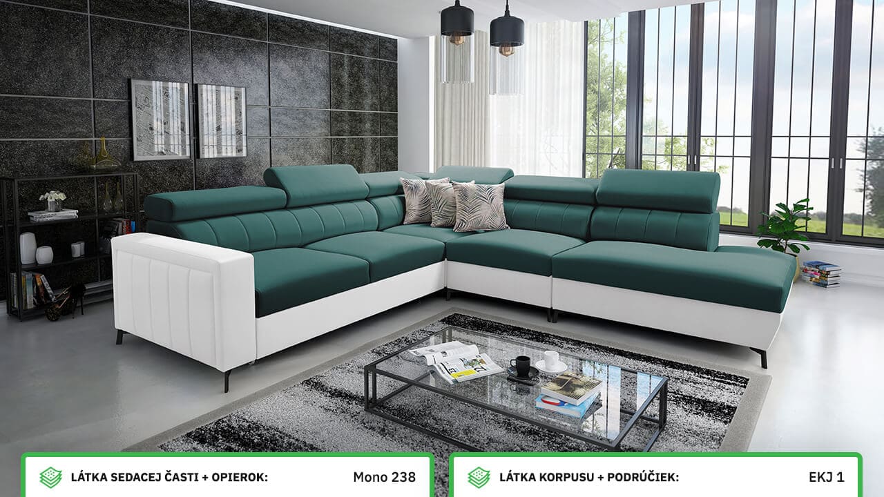 Rohová sedačka Balticco VIII Farebné prevedenie