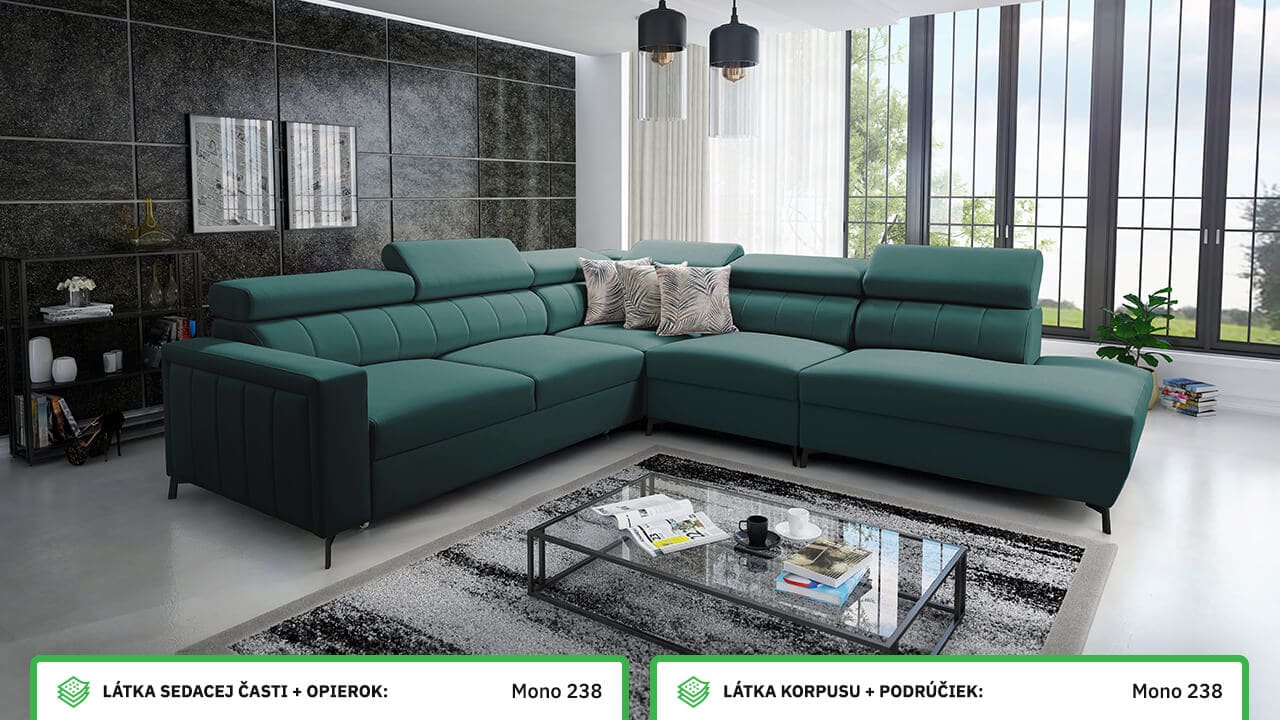 Rohová sedačka Balticco VIII Farebné prevedenie