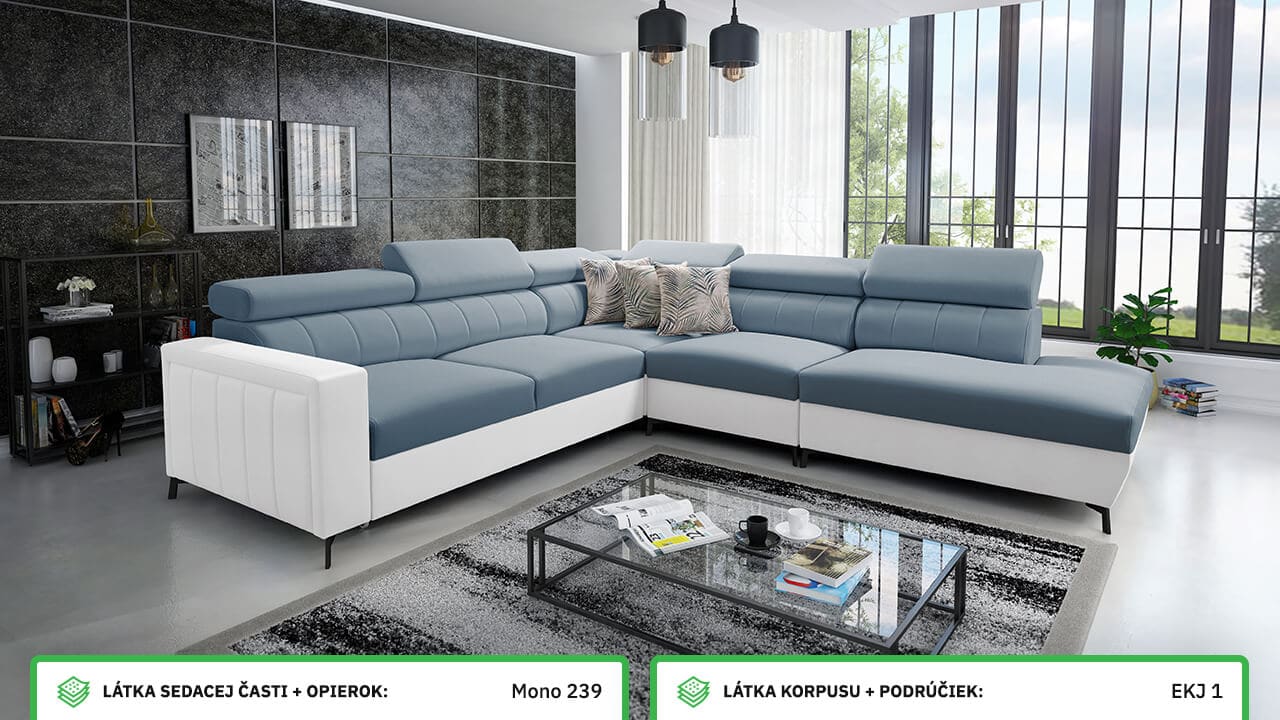 Rohová sedačka Balticco VIII Farebné prevedenie