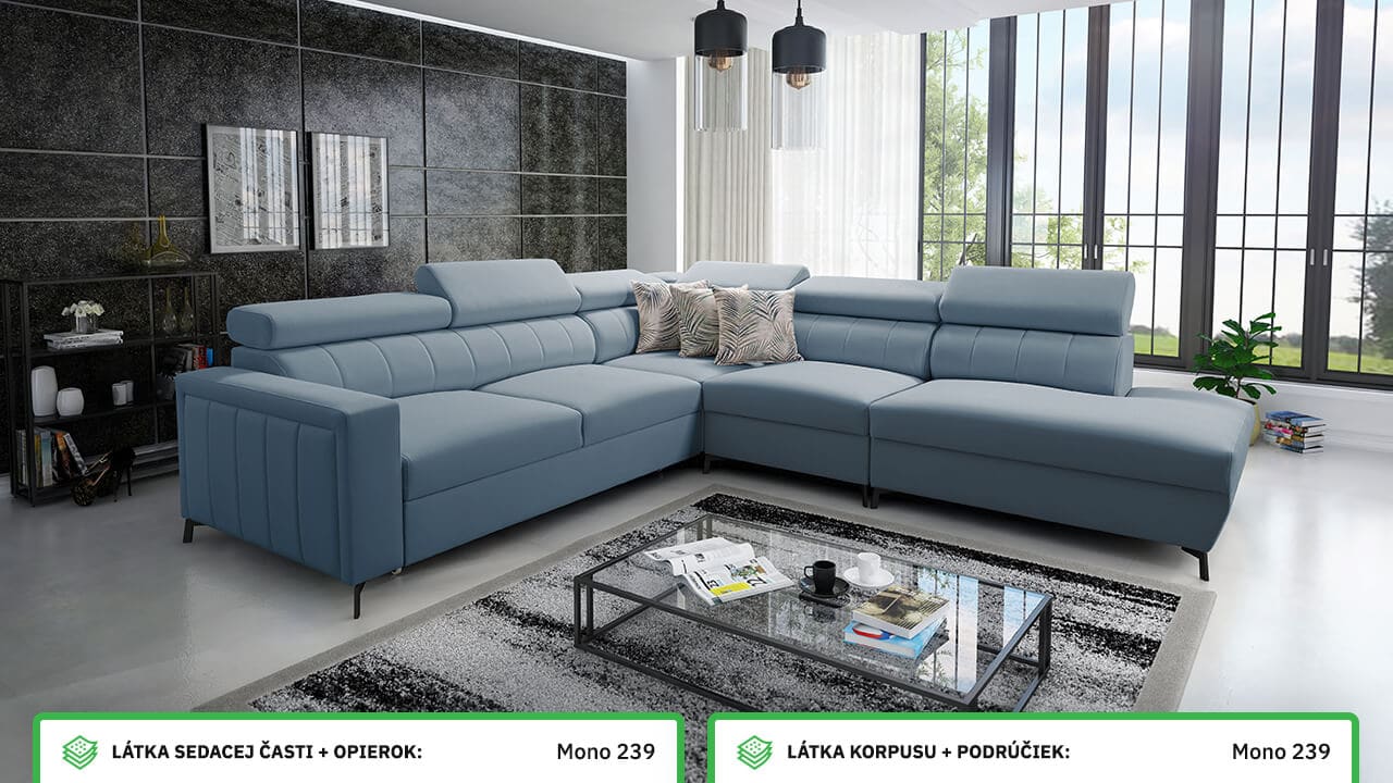 Rohová sedačka Balticco VIII Farebné prevedenie