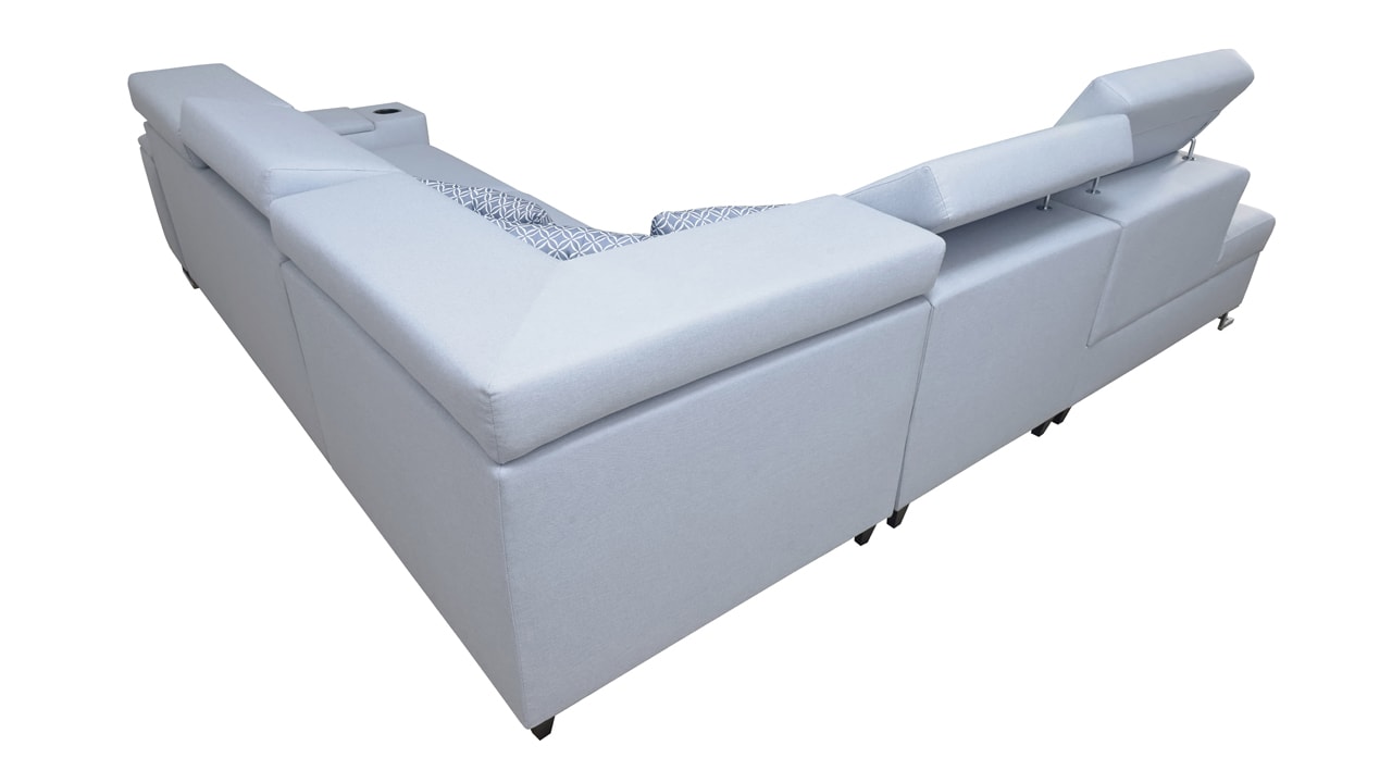 Rohová sedačka SOLVADO IX pohľad zozadu