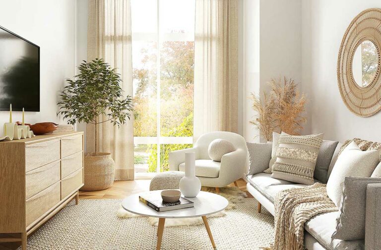 prirodne materialy v obyvacke