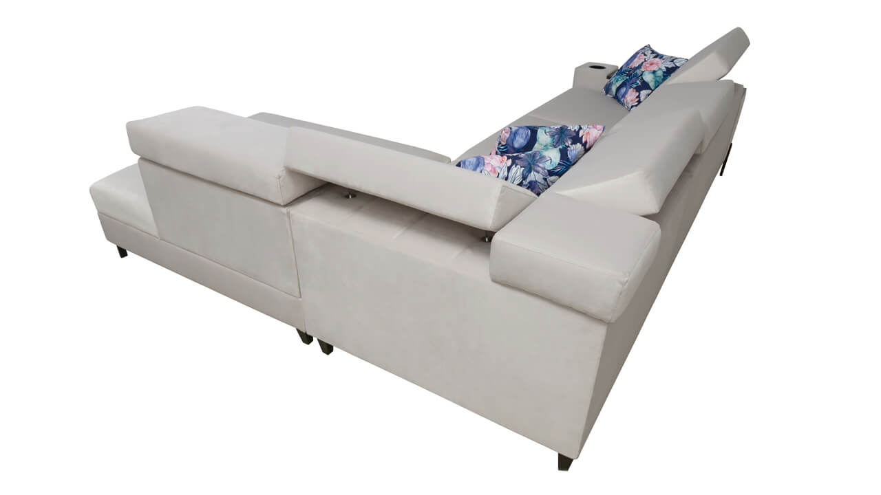 Rohová sedačka GABIO III Pohľad zozadu