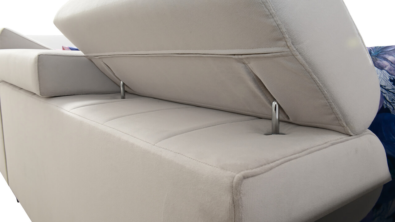 Rohová sedačka GABIO IX Detail opierky