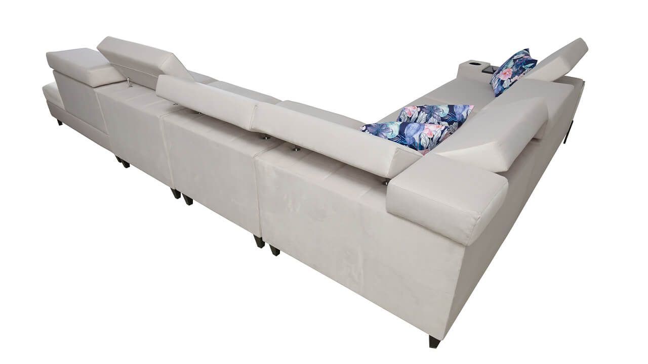 Rohová sedačka GABIO IX Pohľad zozadu