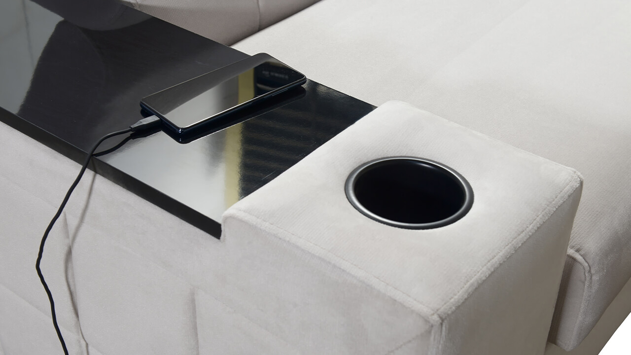 Sedacia súprava GABIO VIII Detail doplnkov