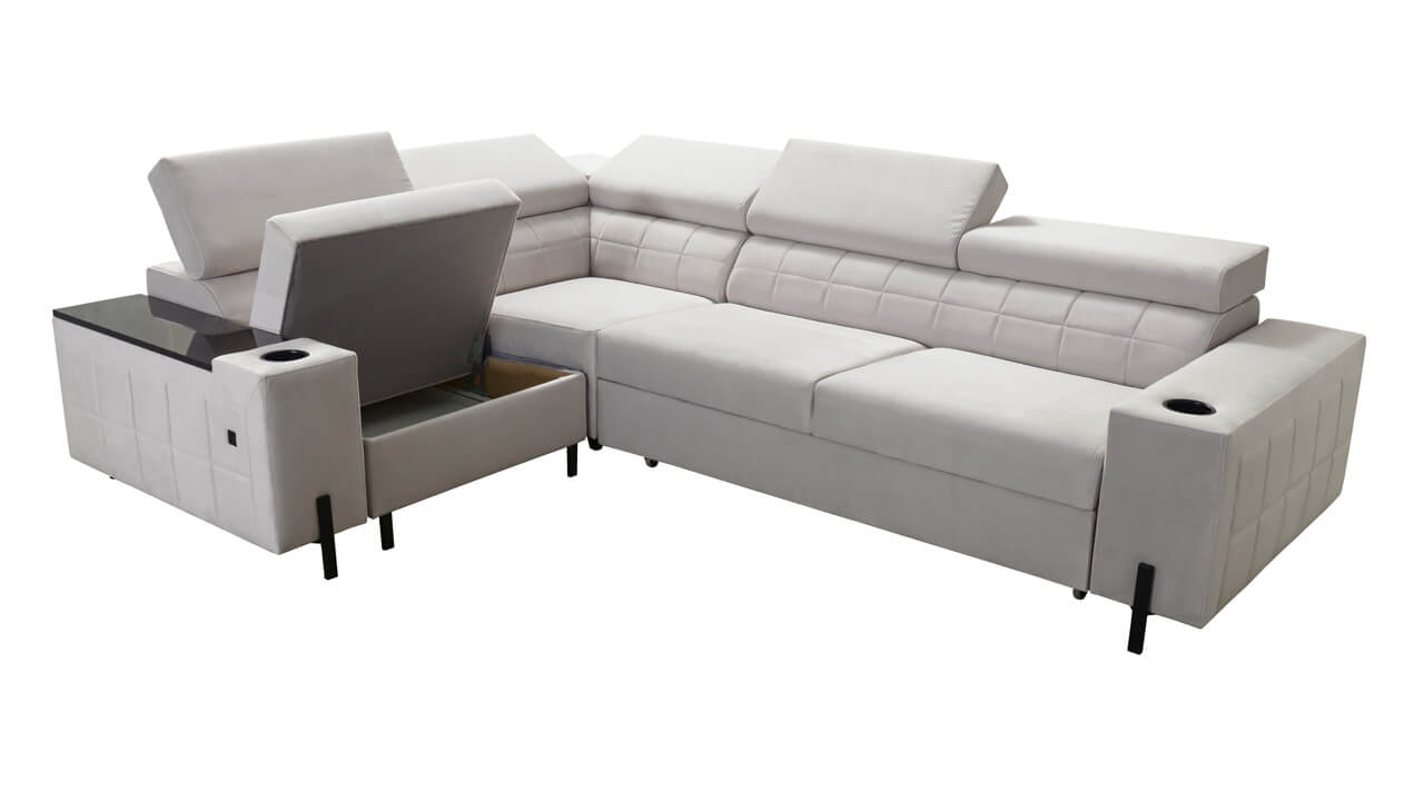 Rohová sedačka GABIIO II Úložný priestor