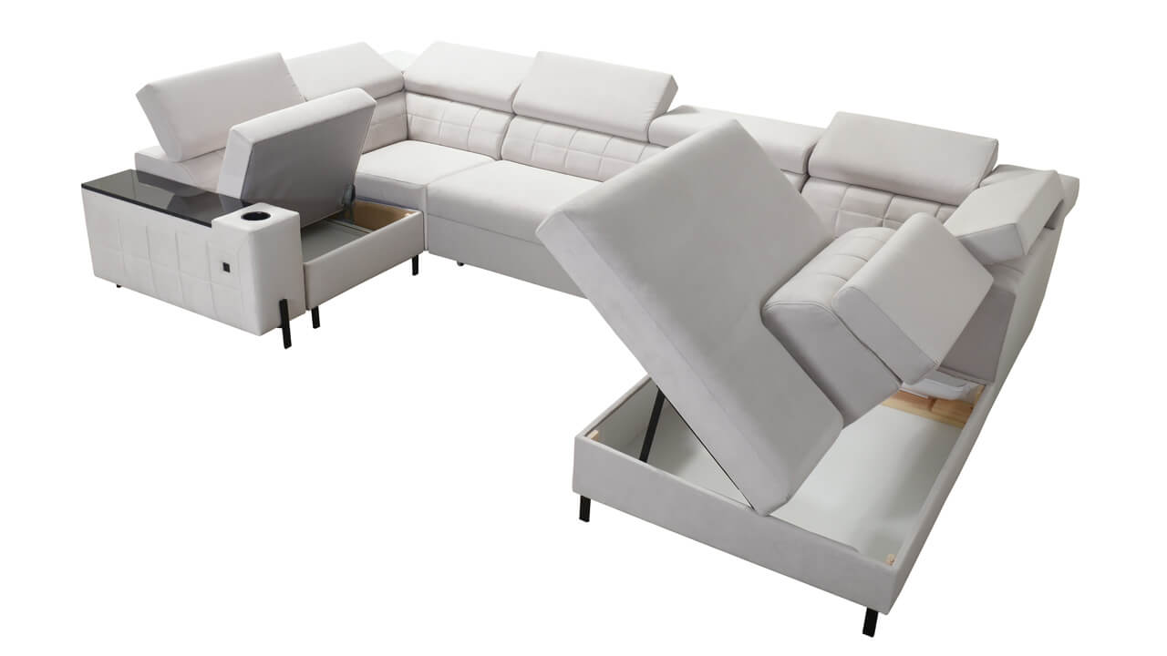 Sedacia súprava GABIIO V Úložný priestor