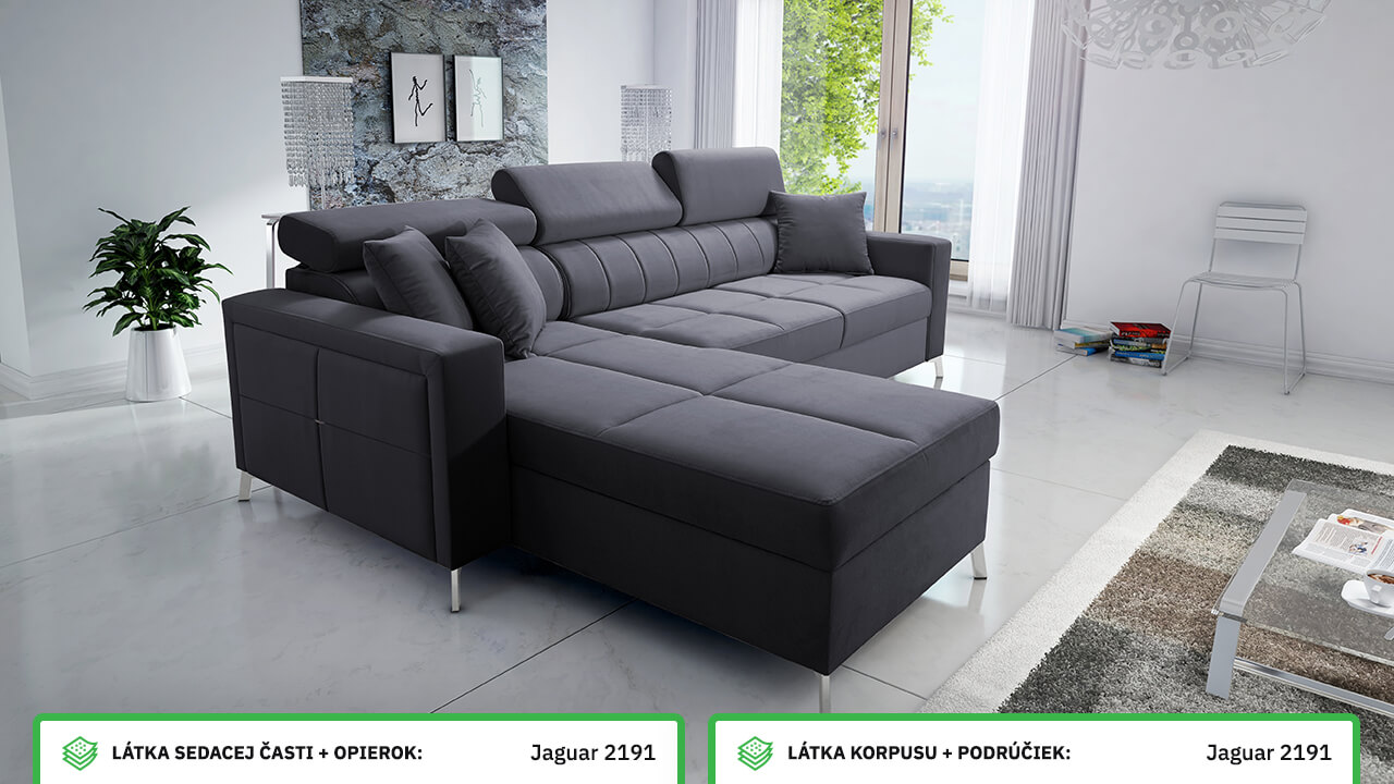 Rohová sedačka SIDE I MAXI Farebné prevedenie