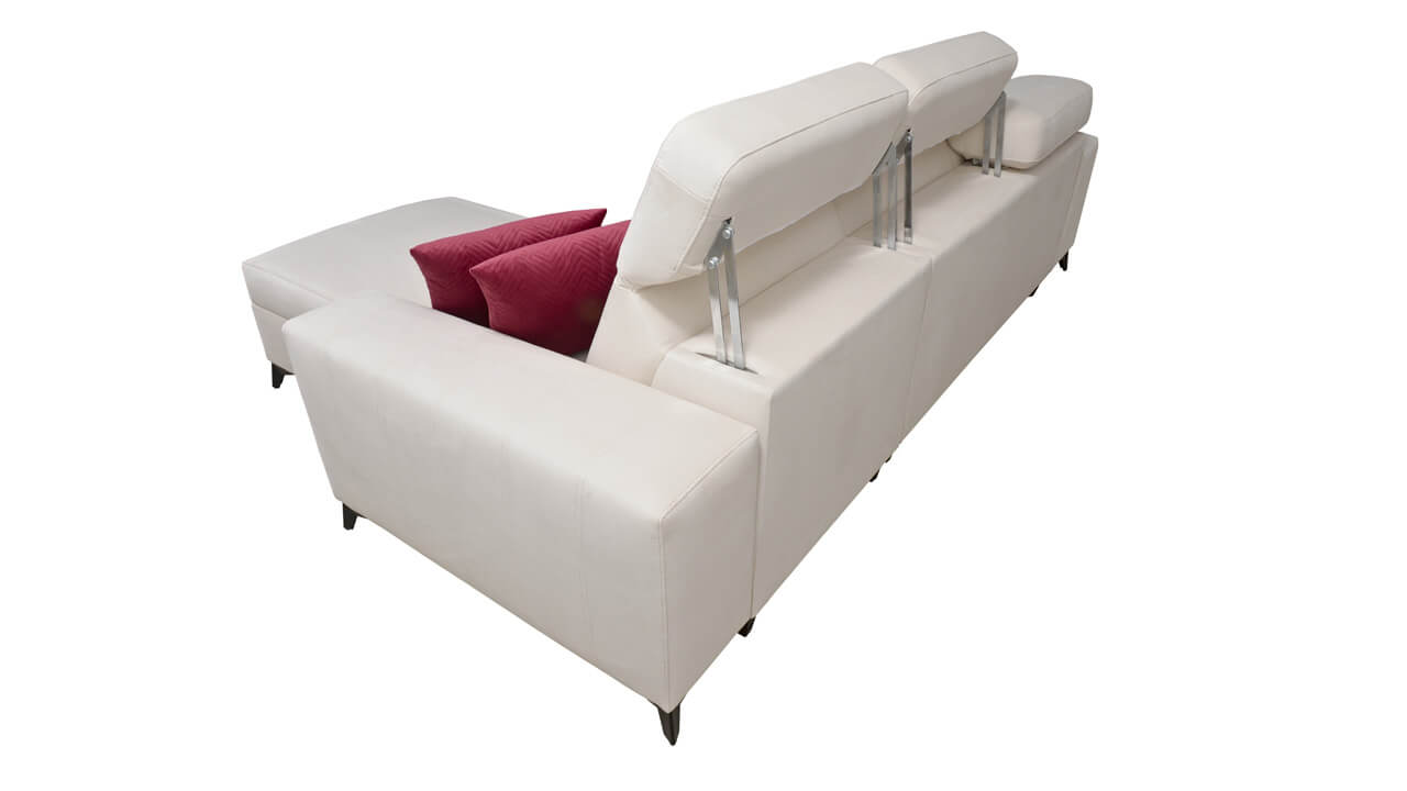 Rohová sedačka BELUTI I MIX Pohľad zozadu