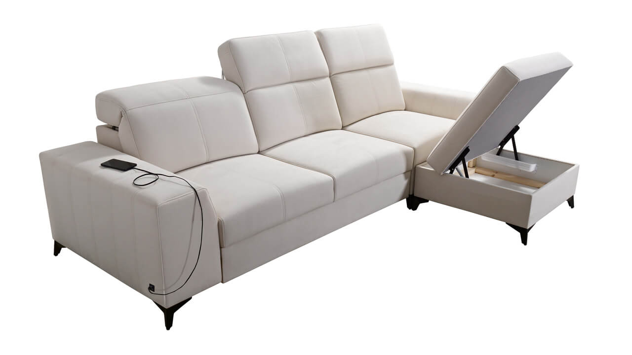 Rohová sedačka BELUTI I MIX Úložný priestor