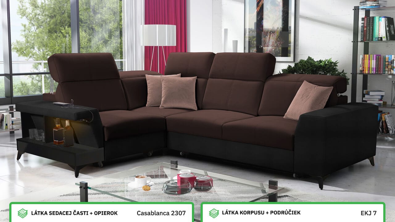 Rohová sedačka BELUTI II Farebné prevedenie