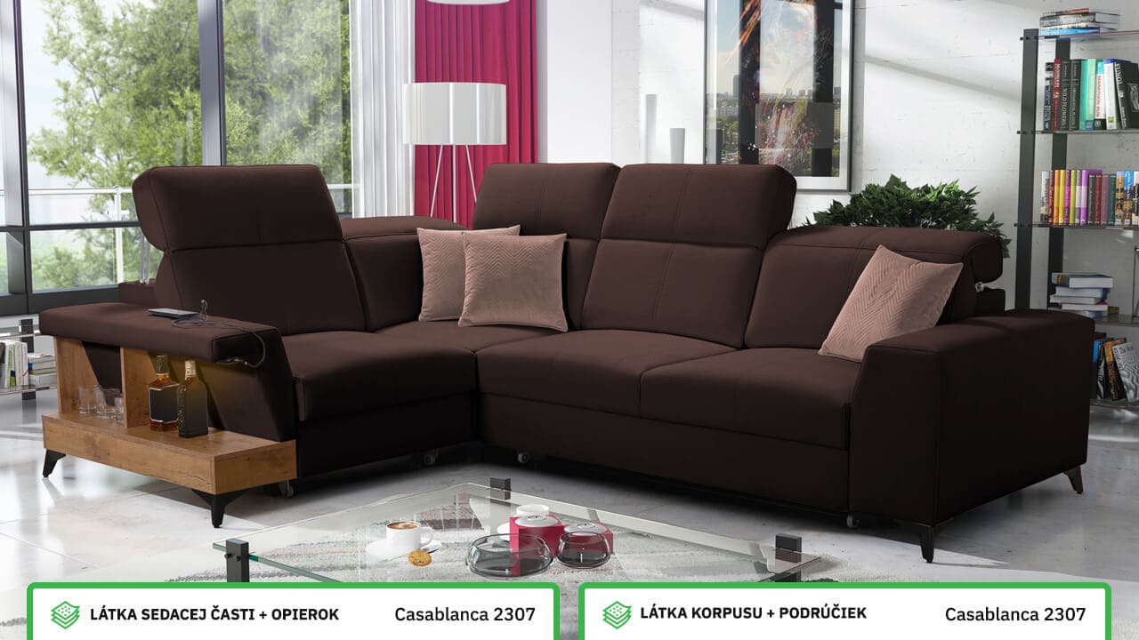 Rohová sedačka BELUTI II Farebné prevedenie