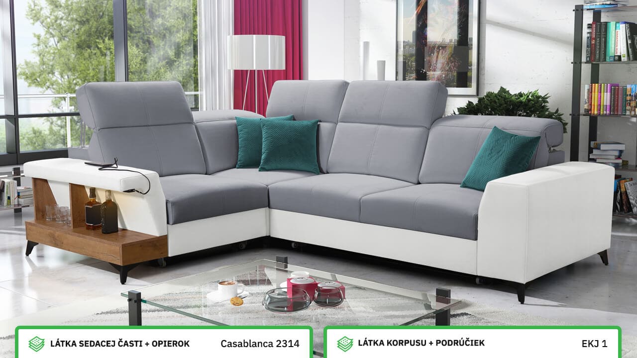 Rohová sedačka BELUTI II Farebné prevedenie