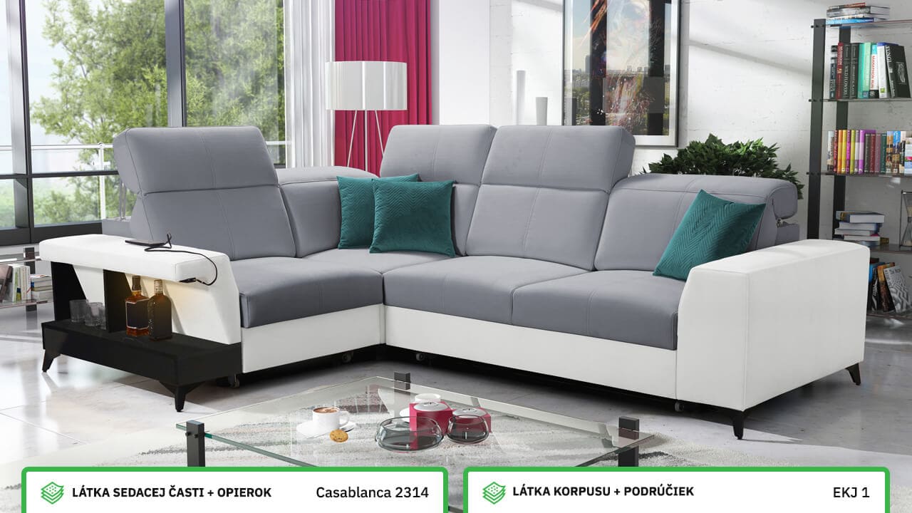 Rohová sedačka BELUTI II Farebné prevedenie