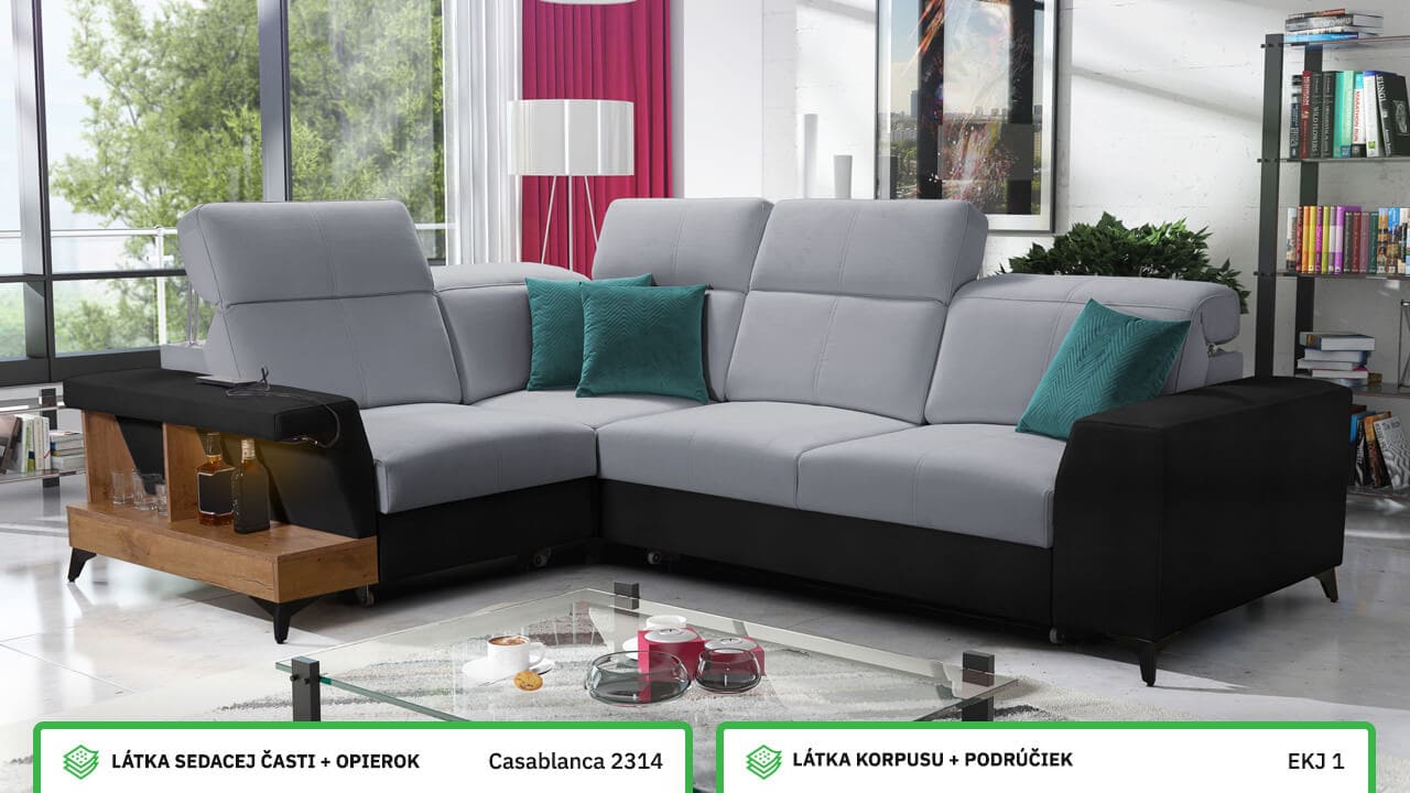 Rohová sedačka BELUTI II Farebné prevedenie