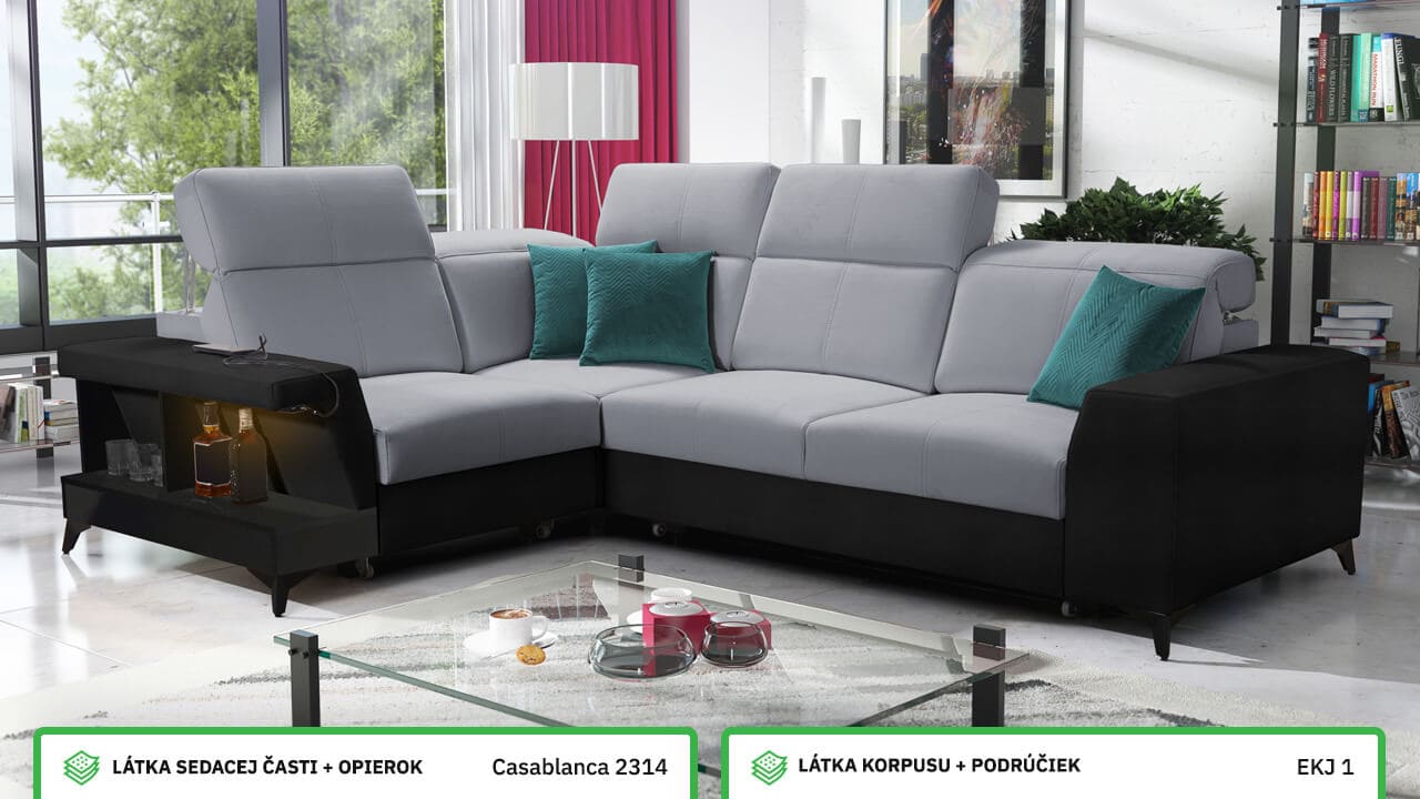 Rohová sedačka BELUTI II Farebné prevedenie