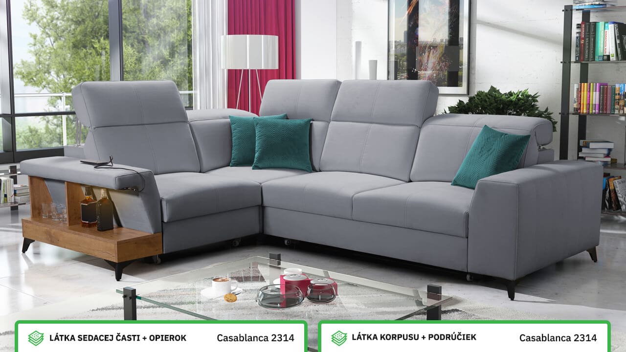 Rohová sedačka BELUTI II Farebné prevedenie