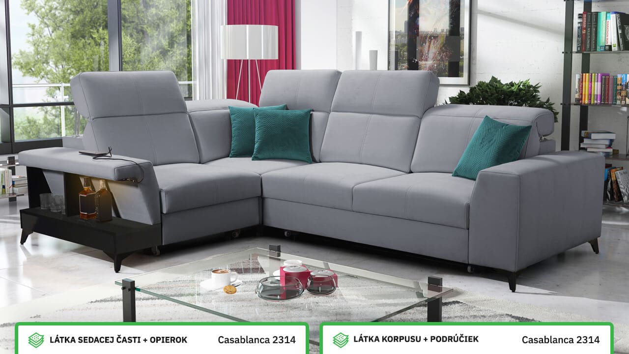 Rohová sedačka BELUTI II Farebné prevedenie