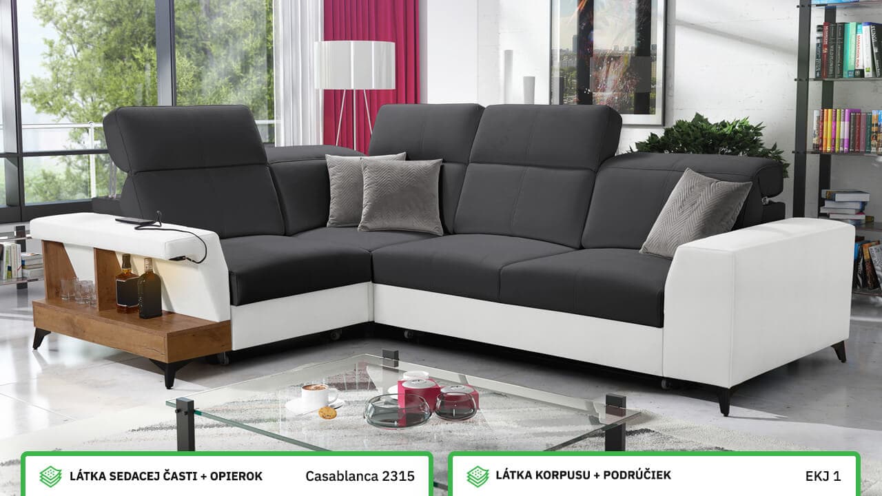 Rohová sedačka BELUTI II Farebné prevedenie