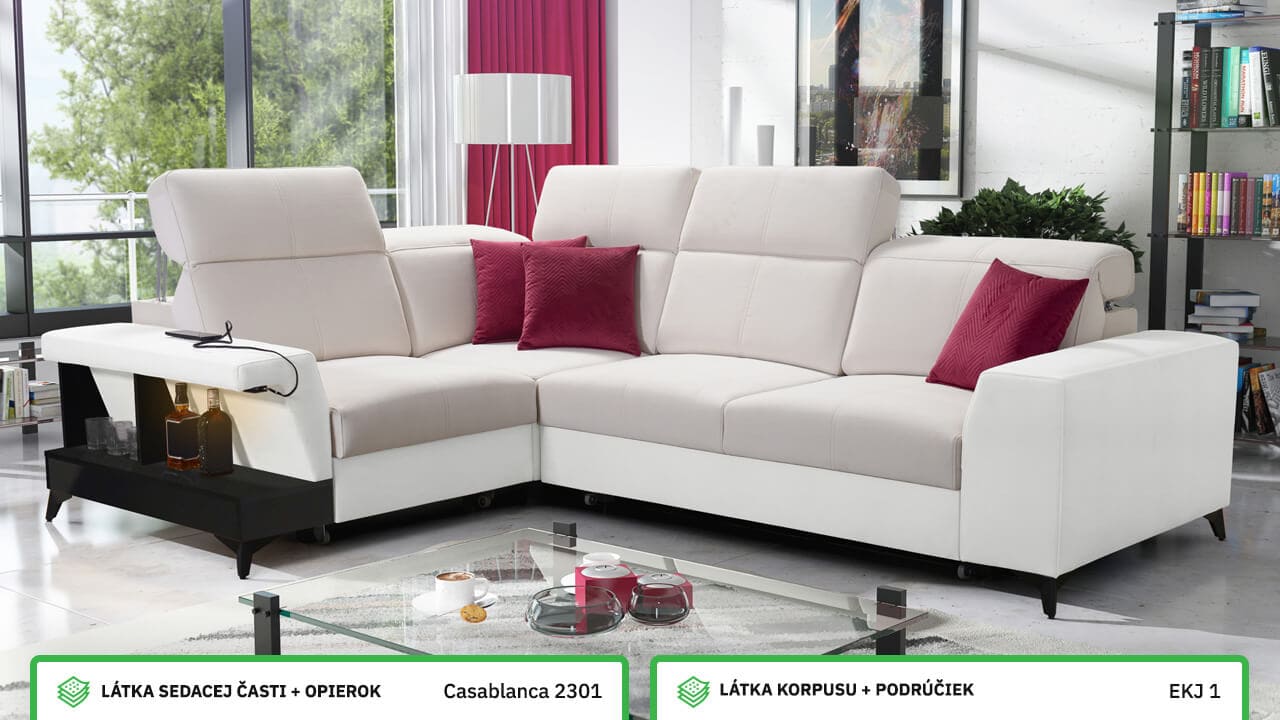 Rohová sedačka BELUTI II Farebné prevedenie