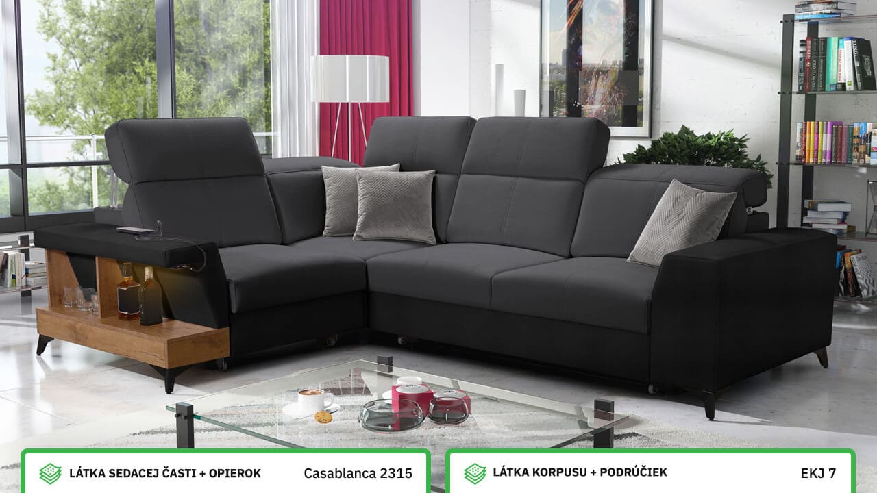 Rohová sedačka BELUTI II Farebné prevedenie