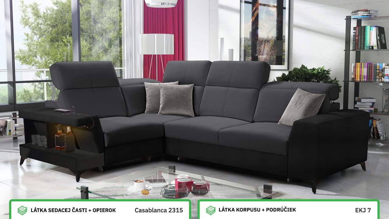 Rohová sedačka BELUTI II Farebné prevedenie