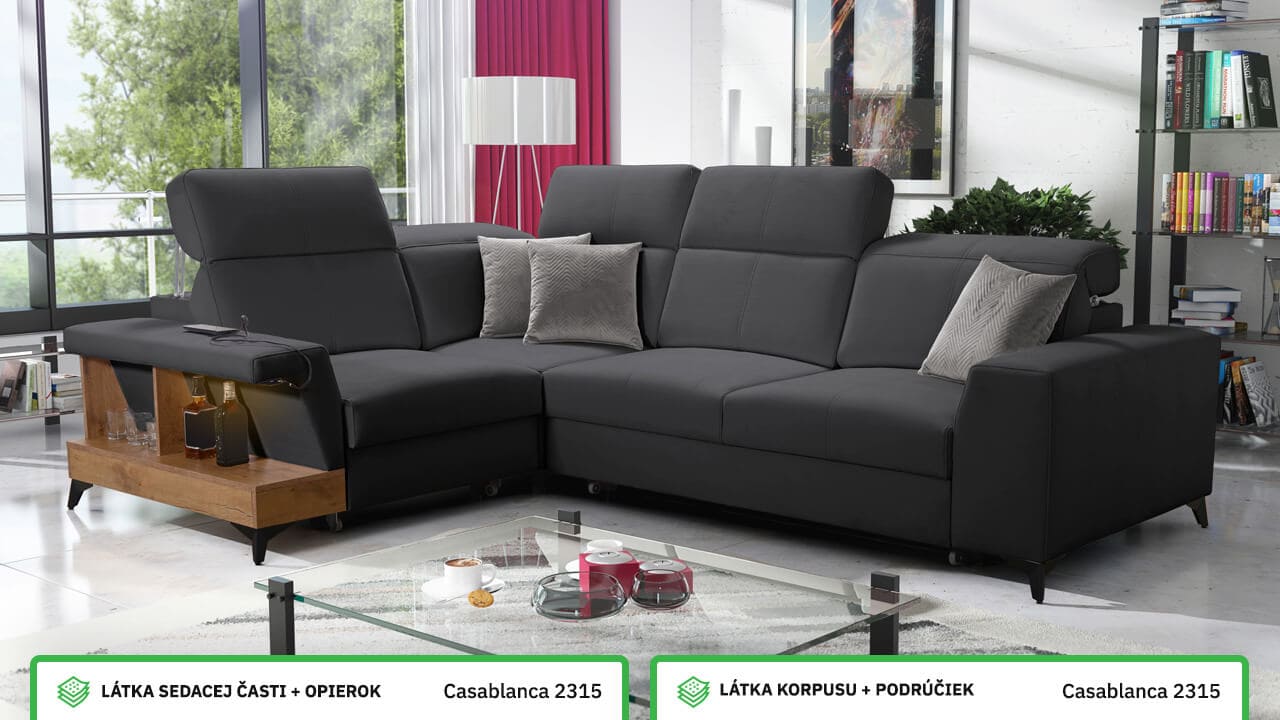 Rohová sedačka BELUTI II Farebné prevedenie