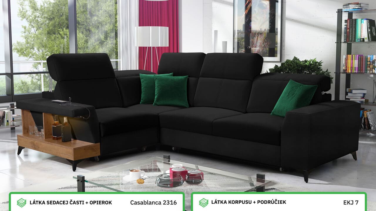 Rohová sedačka BELUTI II Farebné prevedenie